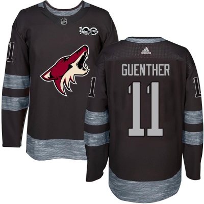 Men's Dylan Guenther Arizona Coyotes 1917- 100th Anniversary Jersey - Authentic Black