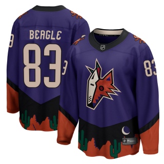 Men's Jay Beagle Arizona Coyotes Fanatics Branded 2020/21 Special Edition Jersey - Breakaway Purple