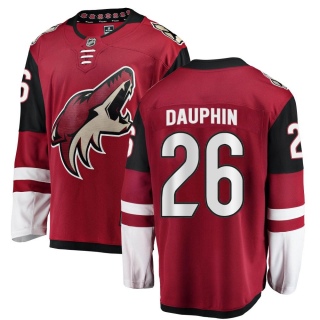 Men's Laurent Dauphin Arizona Coyotes Fanatics Branded Home Jersey - Breakaway Red