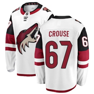 Men's Lawson Crouse Arizona Coyotes Fanatics Branded Away Jersey - Authentic White
