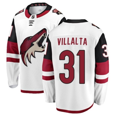 Men's Matt Villalta Arizona Coyotes Fanatics Branded Away Jersey - Breakaway White