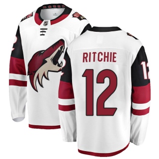 Men's Nick Ritchie Arizona Coyotes Fanatics Branded Away Jersey - Breakaway White