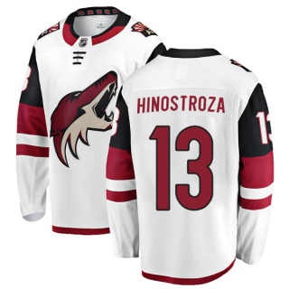 Men's Vinnie Hinostroza Arizona Coyotes Fanatics Branded Away Jersey - Breakaway White