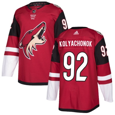 Men's Vladislav Kolyachonok Arizona Coyotes Adidas Maroon Home Jersey - Authentic