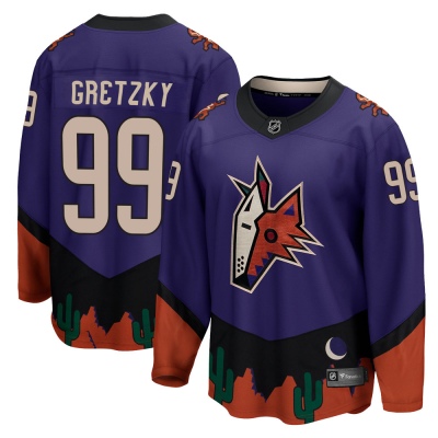 Men's Wayne Gretzky Arizona Coyotes Fanatics Branded 2020/21 Special Edition Jersey - Breakaway Purple
