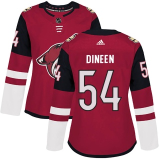 Women's Cam Dineen Arizona Coyotes Adidas Maroon Home Jersey - Authentic