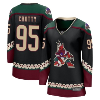 Women's Cameron Crotty Arizona Coyotes Fanatics Branded 2021/22 Home Jersey - Breakaway Black