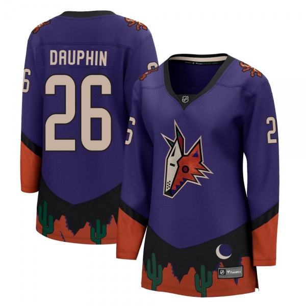 Women's Laurent Dauphin Arizona Coyotes Fanatics Branded 2020/21 Special Edition Jersey - Breakaway Purple
