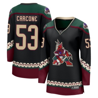 Women's Michael Carcone Arizona Coyotes Fanatics Branded 2021/22 Home Jersey - Breakaway Black