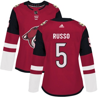 Women's Robbie Russo Arizona Coyotes Adidas Maroon Home Jersey - Authentic