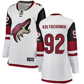 Women's Vladislav Kolyachonok Arizona Coyotes Fanatics Branded Away Jersey - Breakaway White