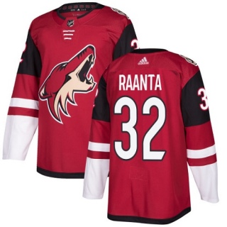 Youth Antti Raanta Arizona Coyotes Adidas Burgundy Home Jersey - Authentic Red