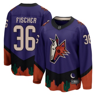 Youth Christian Fischer Arizona Coyotes Fanatics Branded 2020/21 Special Edition Jersey - Breakaway Purple
