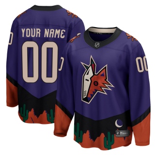 Youth Custom Arizona Coyotes Fanatics Branded Custom 2020/21 Special Edition Jersey - Breakaway Purple