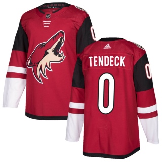 Youth David Tendeck Arizona Coyotes Adidas Maroon Home Jersey - Authentic