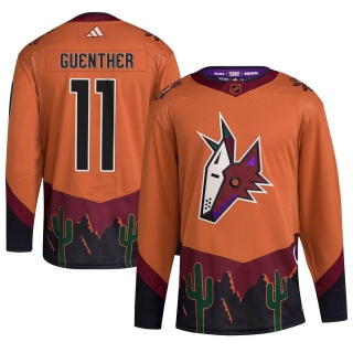 Youth Dylan Guenther Arizona Coyotes Adidas Reverse Retro 2.0 Jersey - Authentic Orange