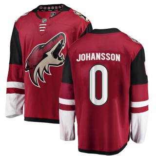 Youth Jonas Johansson Arizona Coyotes Fanatics Branded Home Jersey - Breakaway Red