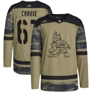 Youth Lawson Crouse Arizona Coyotes Adidas Military Appreciation Practice Jersey - Authentic Camo