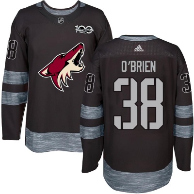 Youth Liam O'Brien Arizona Coyotes 1917- 100th Anniversary Jersey - Authentic Black