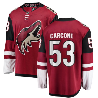 Youth Michael Carcone Arizona Coyotes Fanatics Branded Home Jersey - Breakaway Red