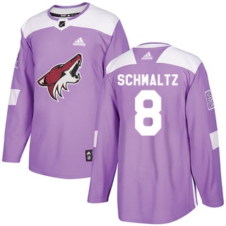 Youth Nick Schmaltz Arizona Coyotes Adidas Fights Cancer Practice Jersey - Authentic Purple