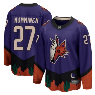 Youth Teppo Numminen Arizona Coyotes Fanatics Branded 2020/21 Special Edition Jersey - Breakaway Purple