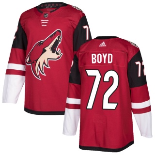 Youth Travis Boyd Arizona Coyotes Adidas Maroon Home Jersey - Authentic