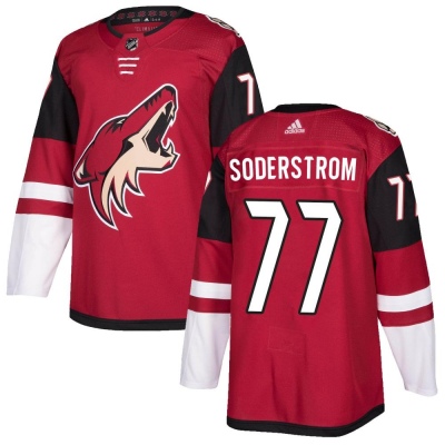 Youth Victor Soderstrom Arizona Coyotes Adidas Maroon Home Jersey - Authentic